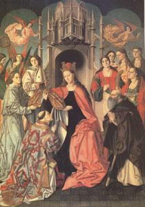Master of ST Ildefonso Ildefonso Receiving the Chasuble (mk05) Germany oil painting art